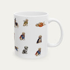 Labradoodle Cream Halloween mug