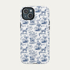 Vizsla Blue Toile Phone case