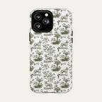 Pitbull Sage Green Toile phone Case