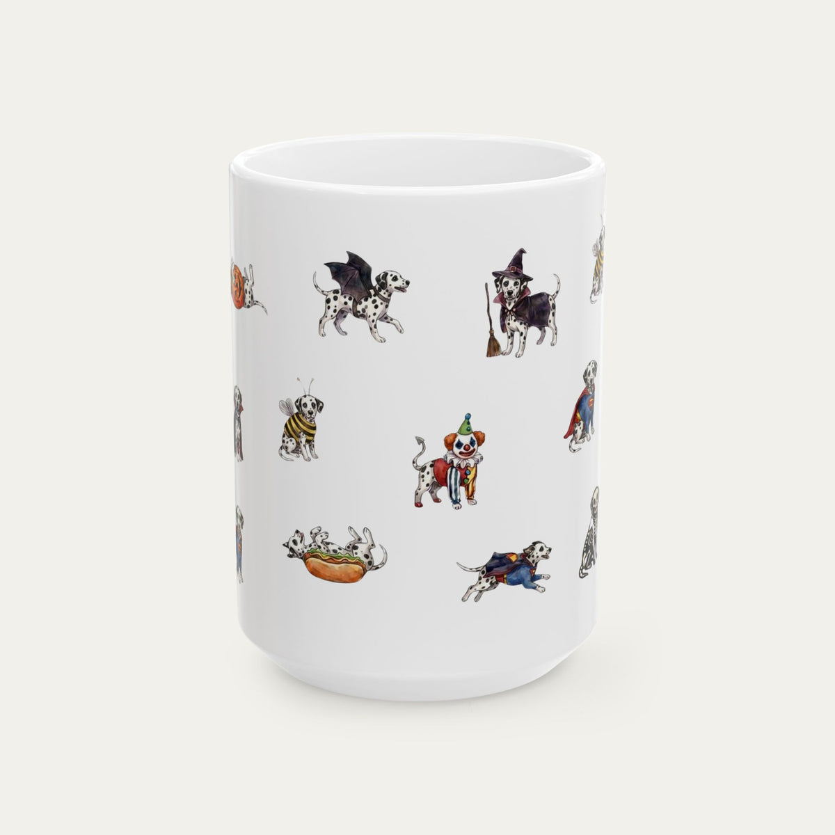 Dalmatian Halloween mug