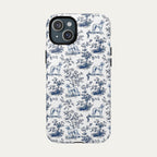 Saluki Blue Toile Phone case
