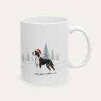 Custom Great Dane Mantle  Christmas Santa Hat Mug