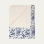 Akita Toile De Jouy Fleece Blanket