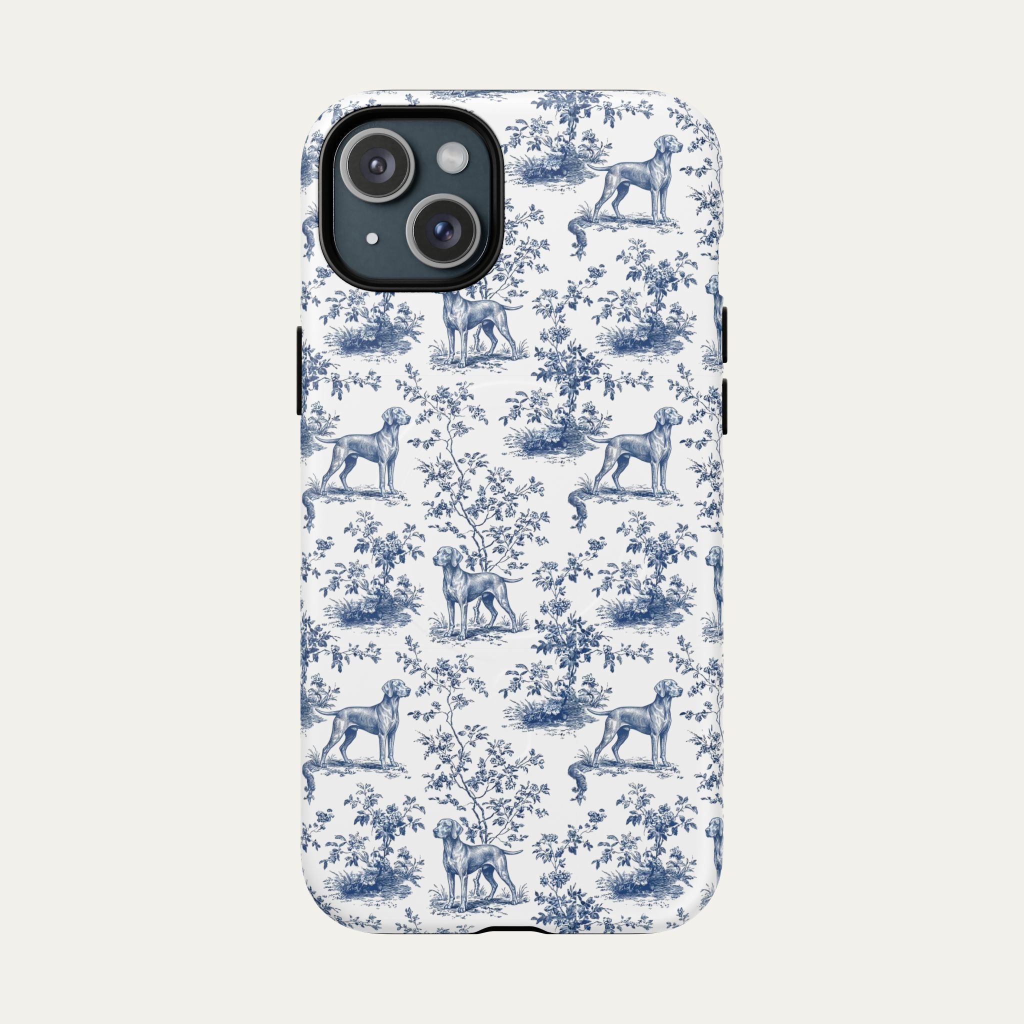 Weimaraner Blue Toile Phone case