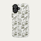 Cockapoo Sage Green Toile phone Case