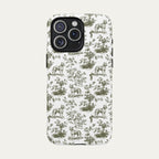 Pitbull Sage Green Toile phone Case