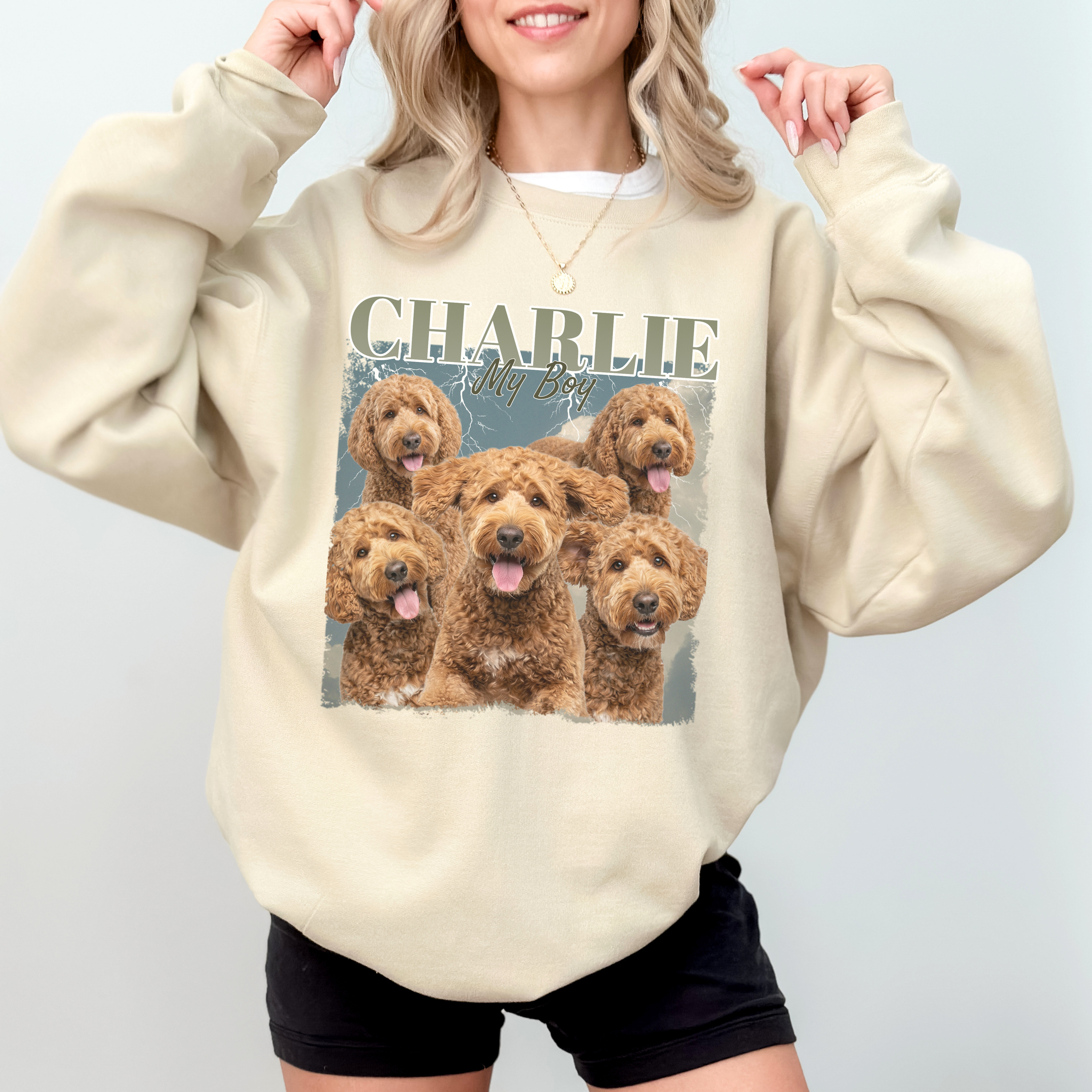 Custom Pet Bootleg Sweatshirt