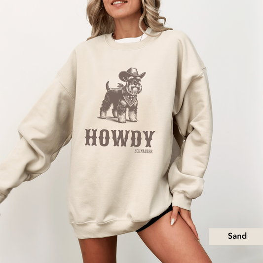 Howdy Schnauzer Sweatshirt