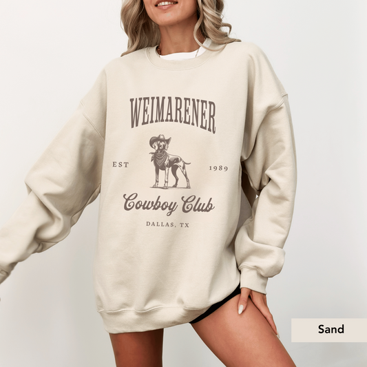 Weimarener Cowboy Club Sweatshirt