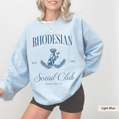 Rhodesian Ridgeback Social Club Sweatshirt