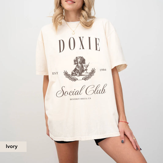 Dachshund Long Haired Social Club Shirt