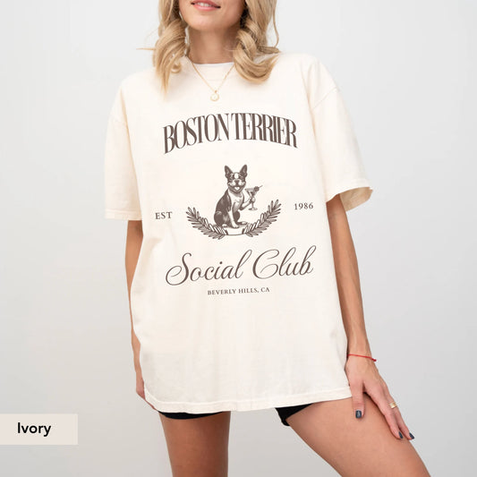 Boston Terrier Social Club Shirt
