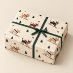 Chihuahua Christmas Skiing Wrapping Paper