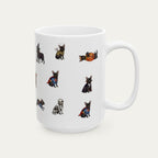 French bulldog Black Halloween mug
