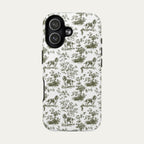 English Springer Spaniel Sage Green Toile phone Case