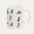 Chihuahua SH Fawn Christmas Mug