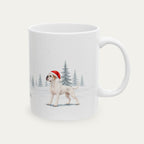Custom Boxer  White  Christmas Santa Hat Mug