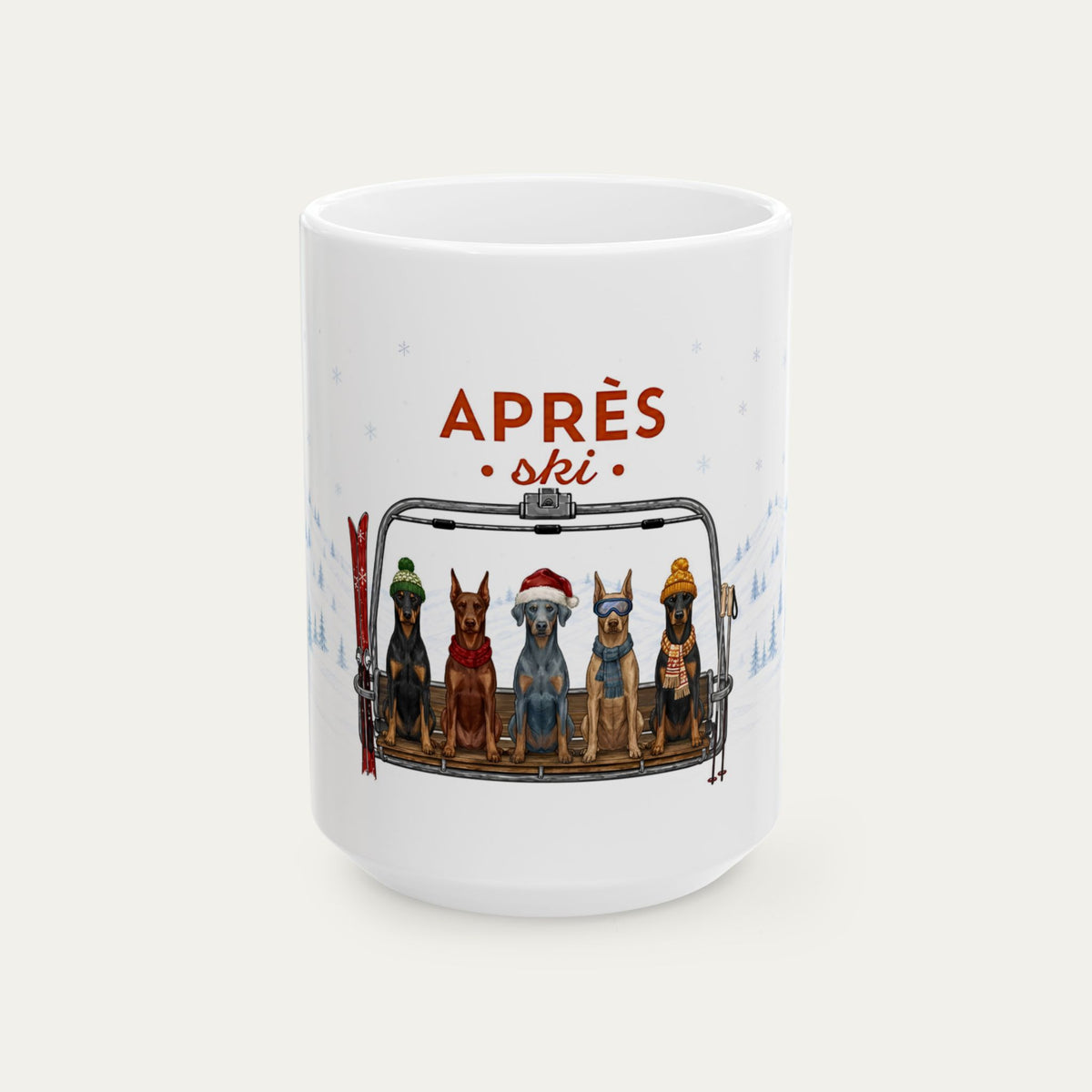 Doberman  Aprés Ski Mug