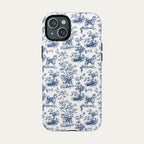 Akita Blue Toile Phone case