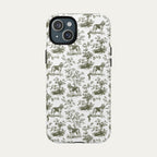 Bloodhound Sage Green Toile phone Case