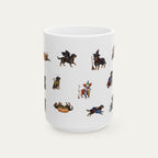 Rottweiler Halloween mug