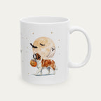 Custom Saint Bernard Halloween mug