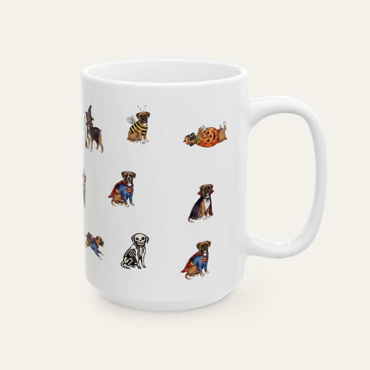 Boxer Halloween mug