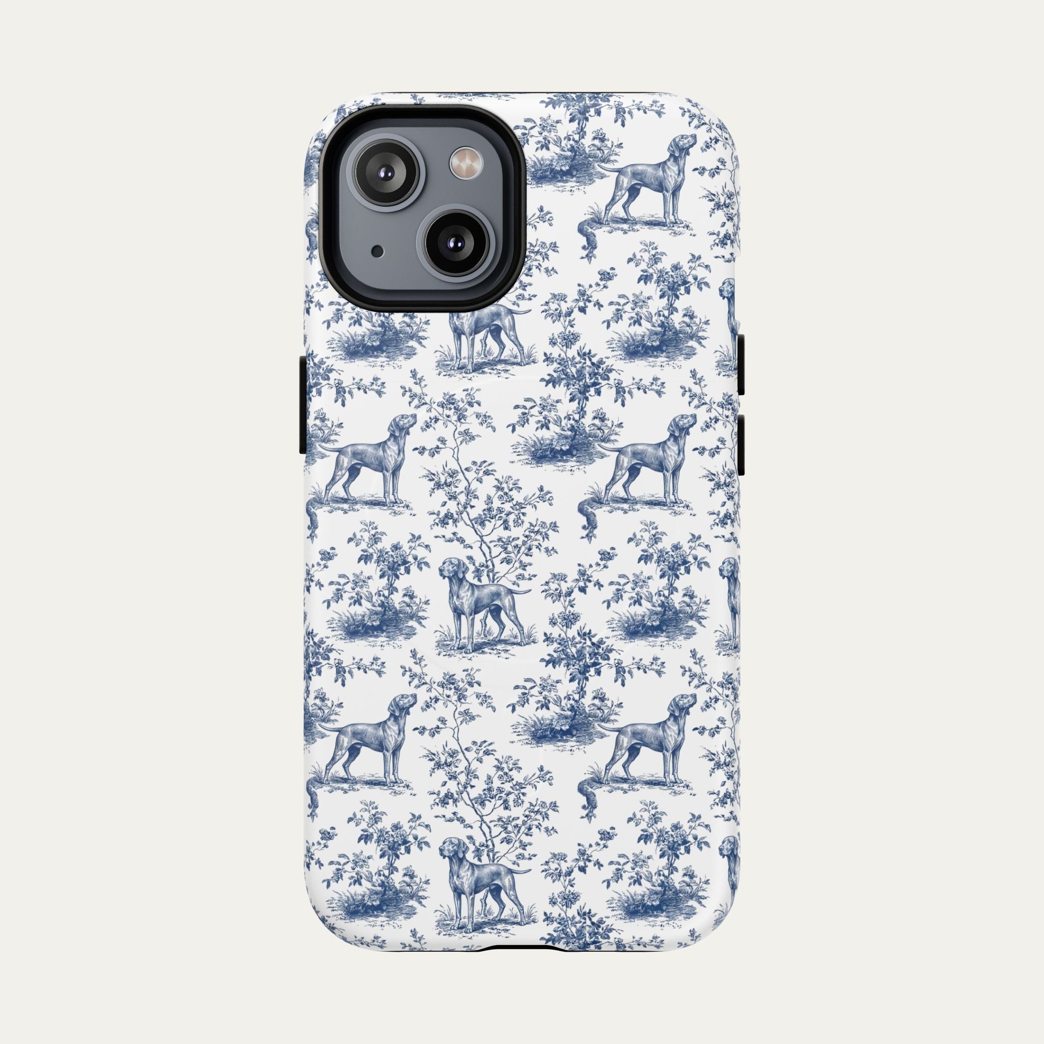Vizsla Blue Toile Phone case