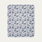 Rottweiler Toile De Jouy Fleece Blanket