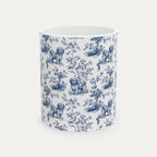 Havanese Blue Toile Mug