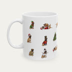 Bullmastiff Christmas Mug