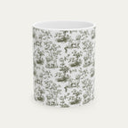 Maltese Sage Green Toile Mug