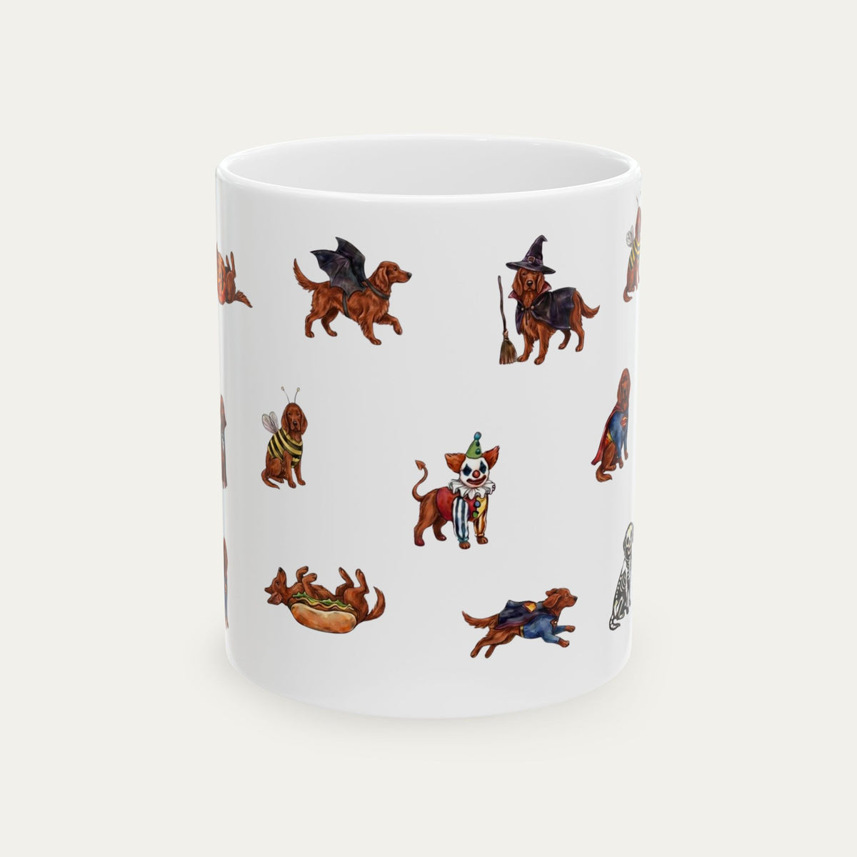 Irish Setter Halloween mug