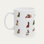 Great Dane Fawn Christmas Mug
