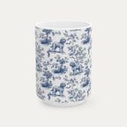 Cockapoo Blue Toile Mug