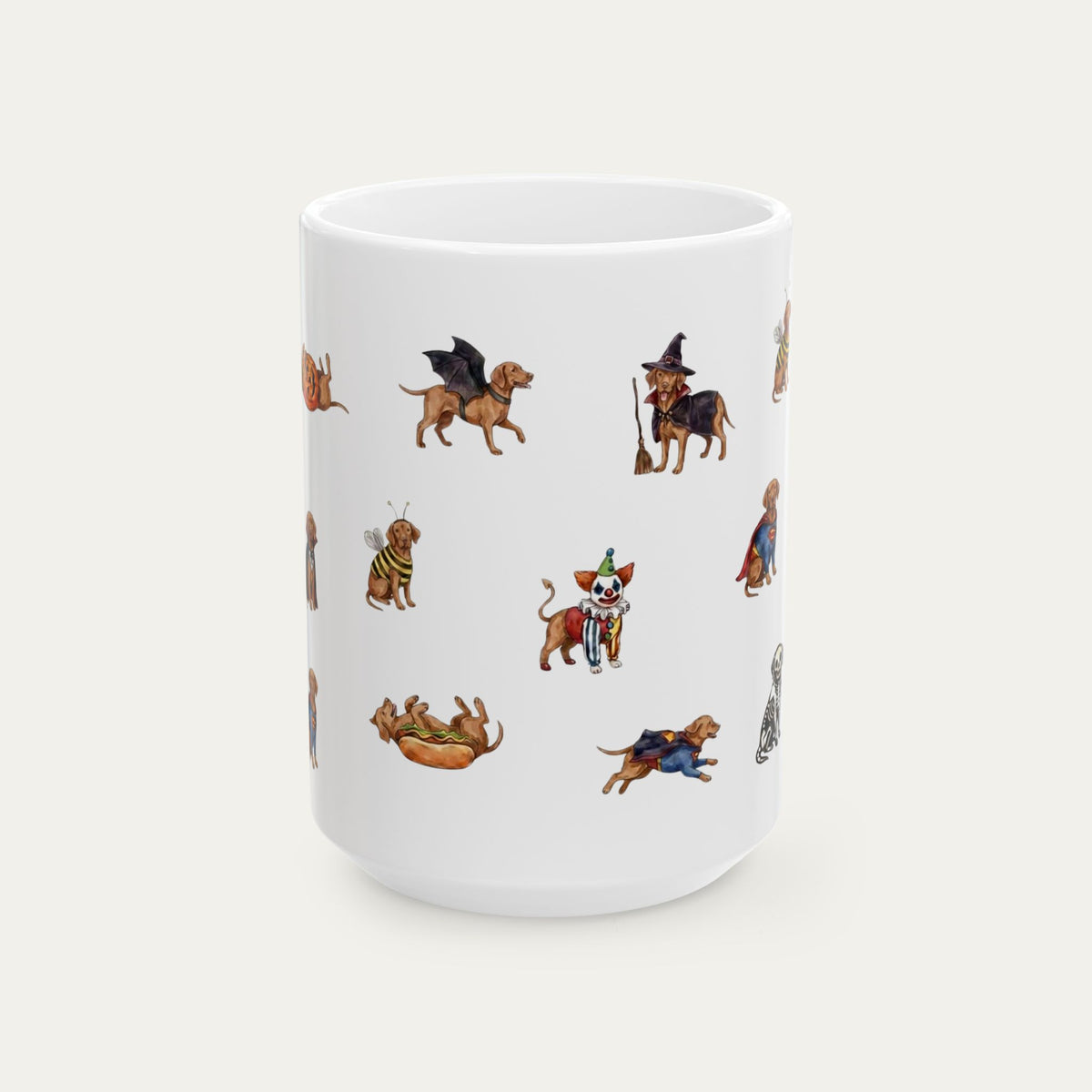 Vizsla Halloween mug