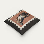 Chihuahua LH tri color Halloween Woven Pillow