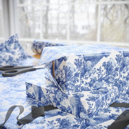 Goldendoodle French Toile De Jouy Wrapping Paper