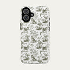 Alaskan Malamute Sage Green Toile phone Case