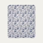 Saluki Toile De Jouy Fleece Blanket