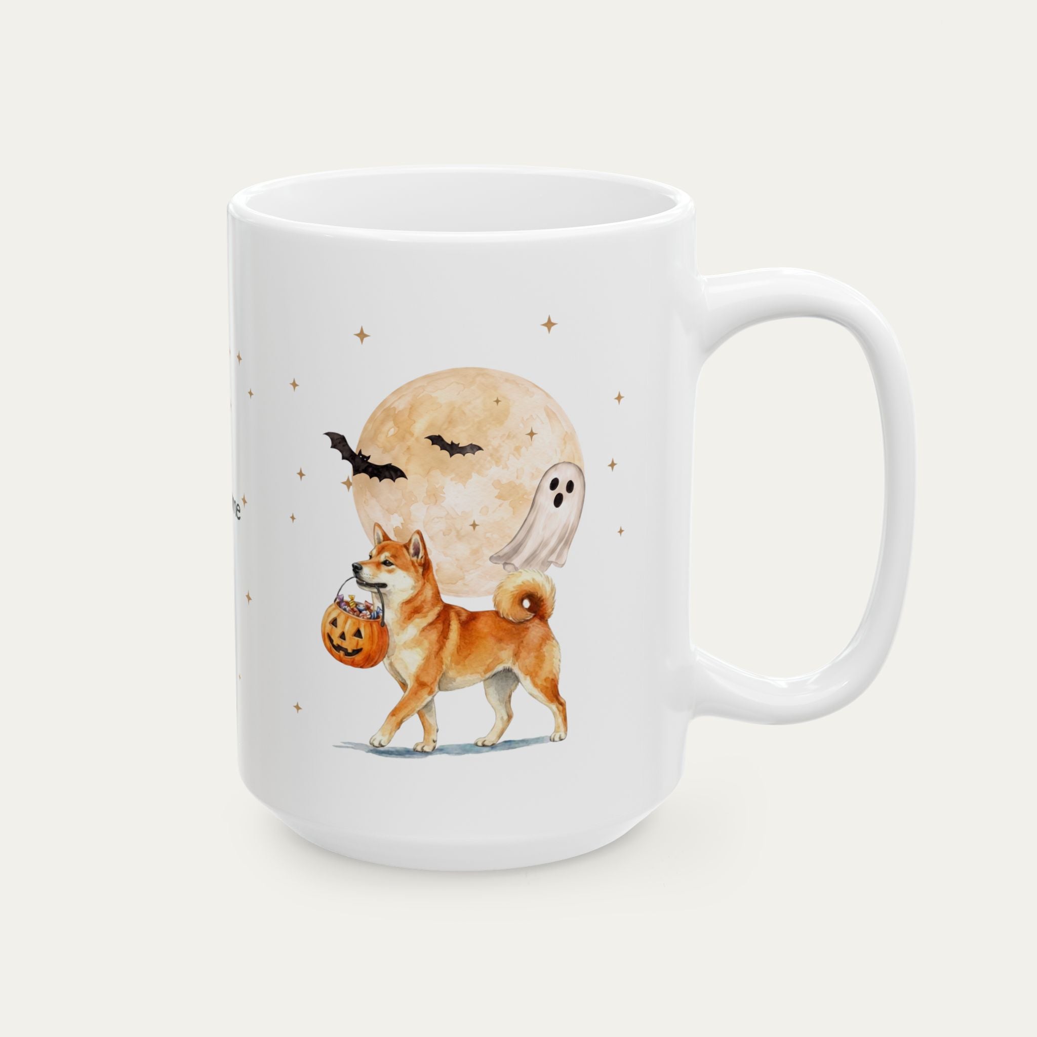 Custom Shiba Inu Halloween mug