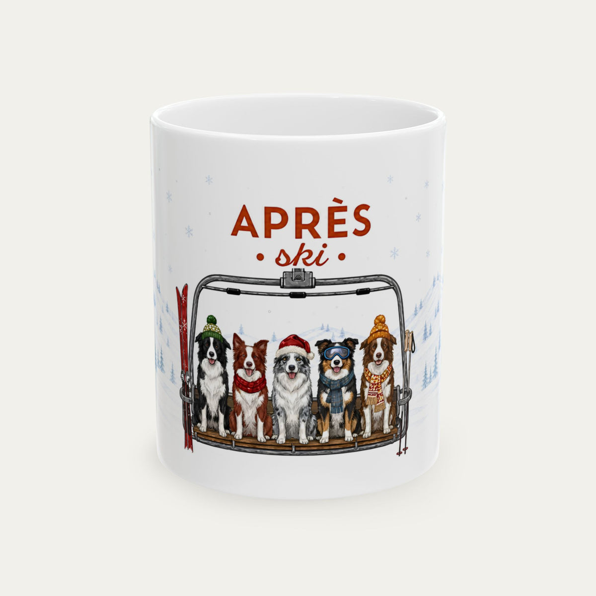 Border Collie  Aprés Ski Mug