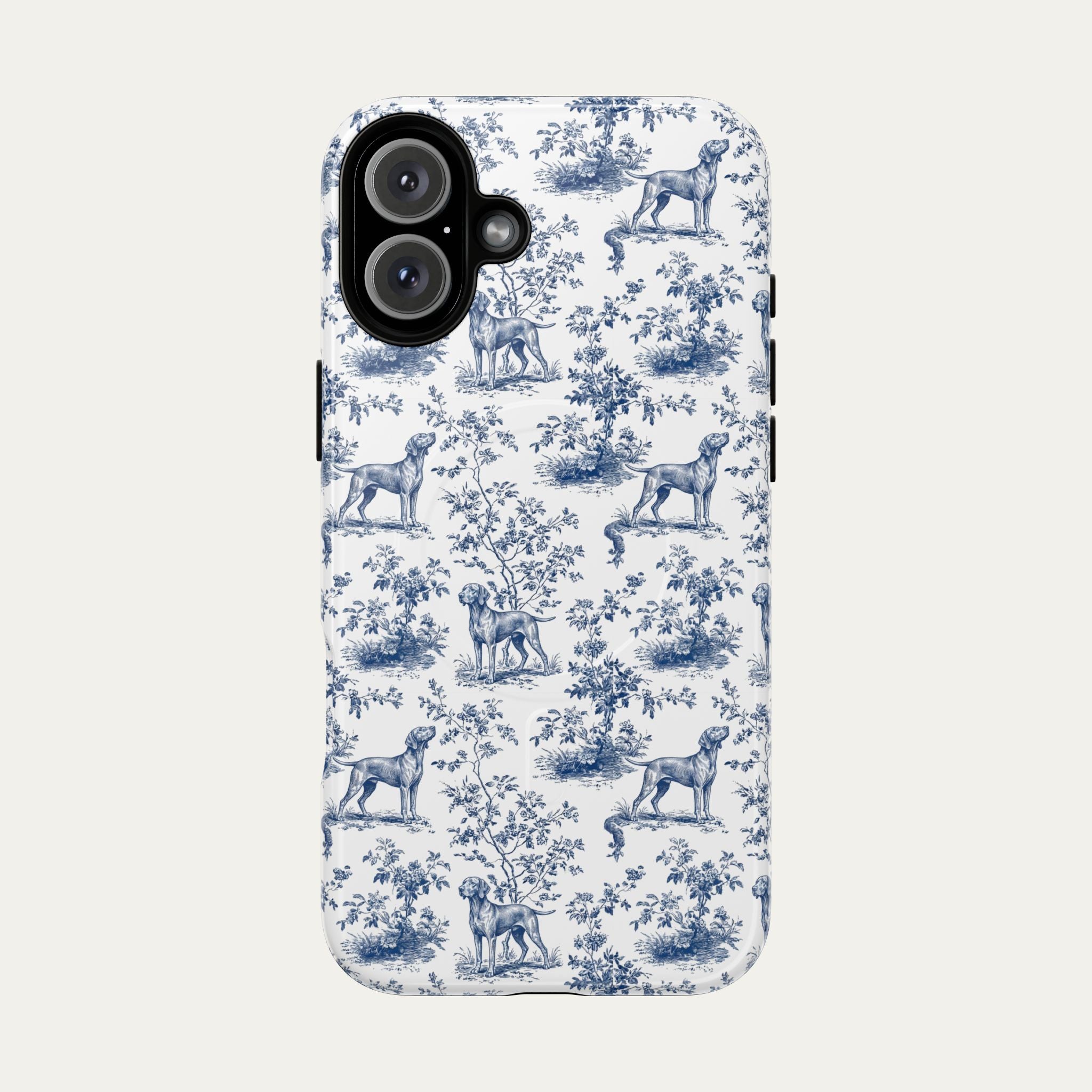 Vizsla Blue Toile Phone case