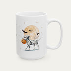Custom Dalmatian Halloween mug