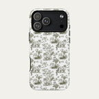Ragdoll Cat Sage Green Toile phone Case