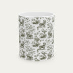 Yorkshire Terrier Sage Green Toile Mug