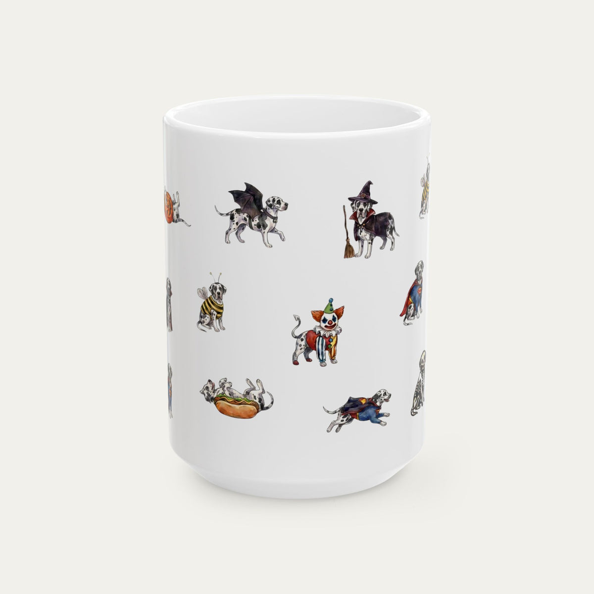 Great Dane Merle Halloween mug