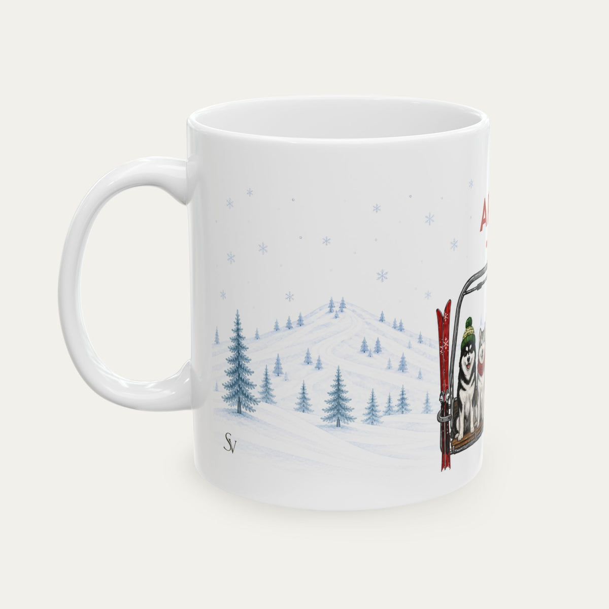 Alaskan Malamute Aprés Ski Mug