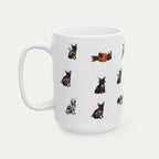 French bulldog Black Halloween mug