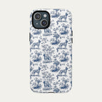 Belgian Malinois Blue Toile Phone case